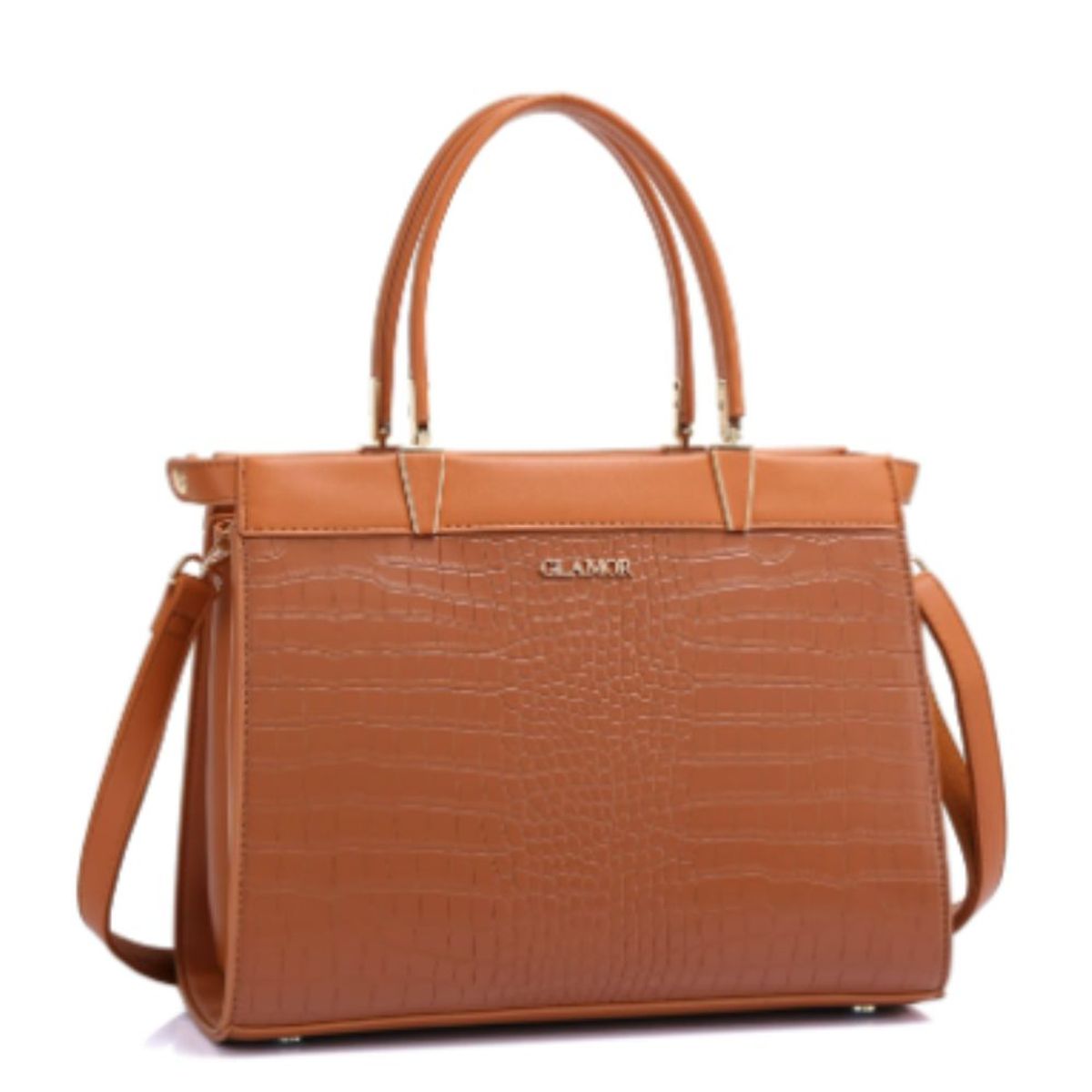 GENERICO - Cartera GLAMOUR diseño elegante ejecutivo Piel de cocodrilo