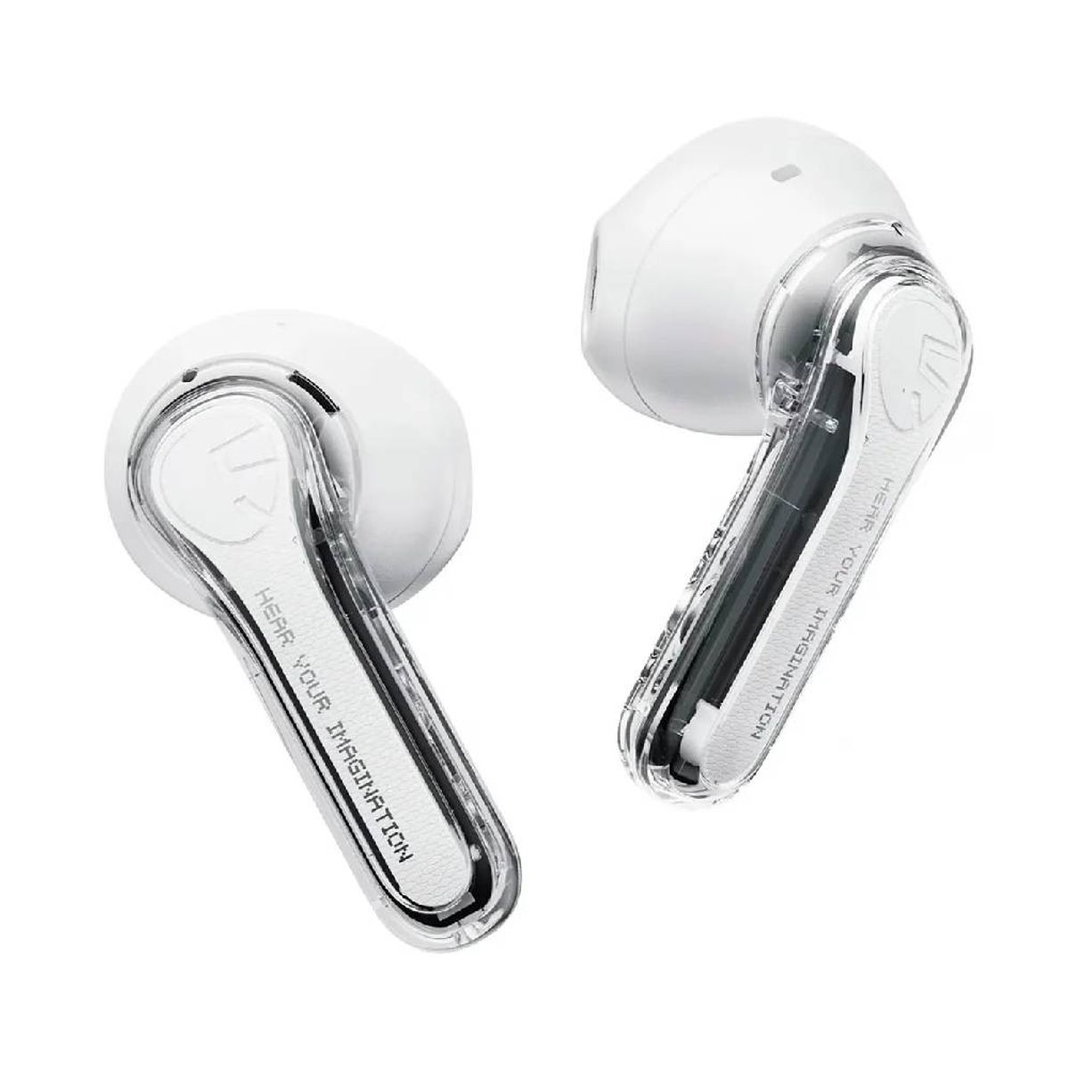 SOUNDPEATS - SoundPEATS Clear Pods Auriculares Bluetooth con Sonido Hi-Fi, 40 Horas