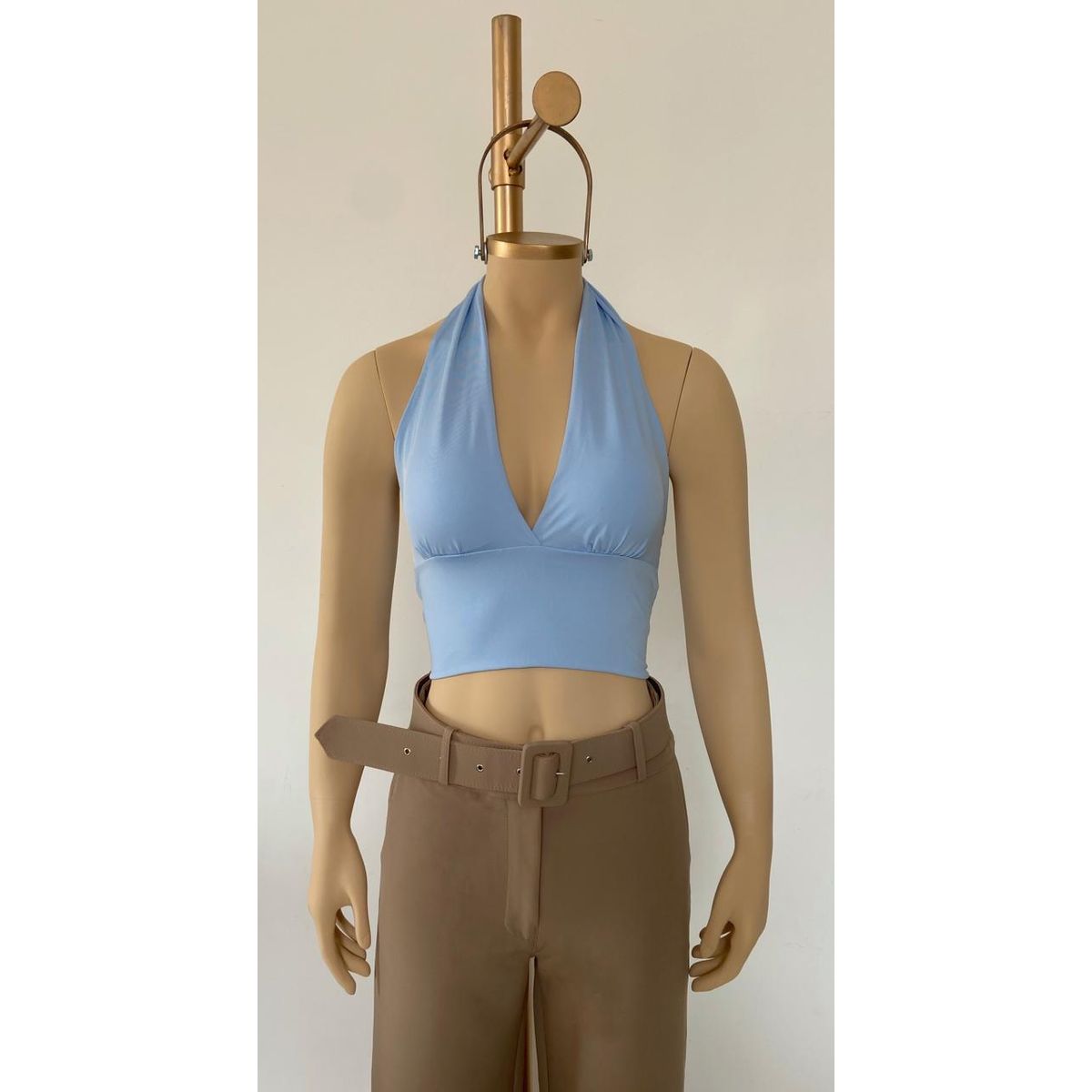 VARIOS - Top Marea color Celeste- Mujer