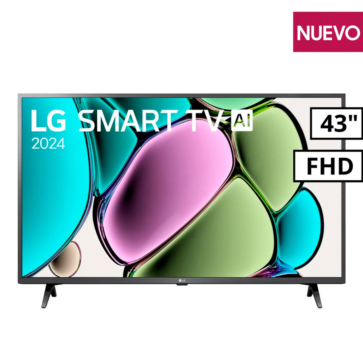 LG - Televisor LG 43 Led FULL HD Smart TV Thinq AI 43LR6000PSA