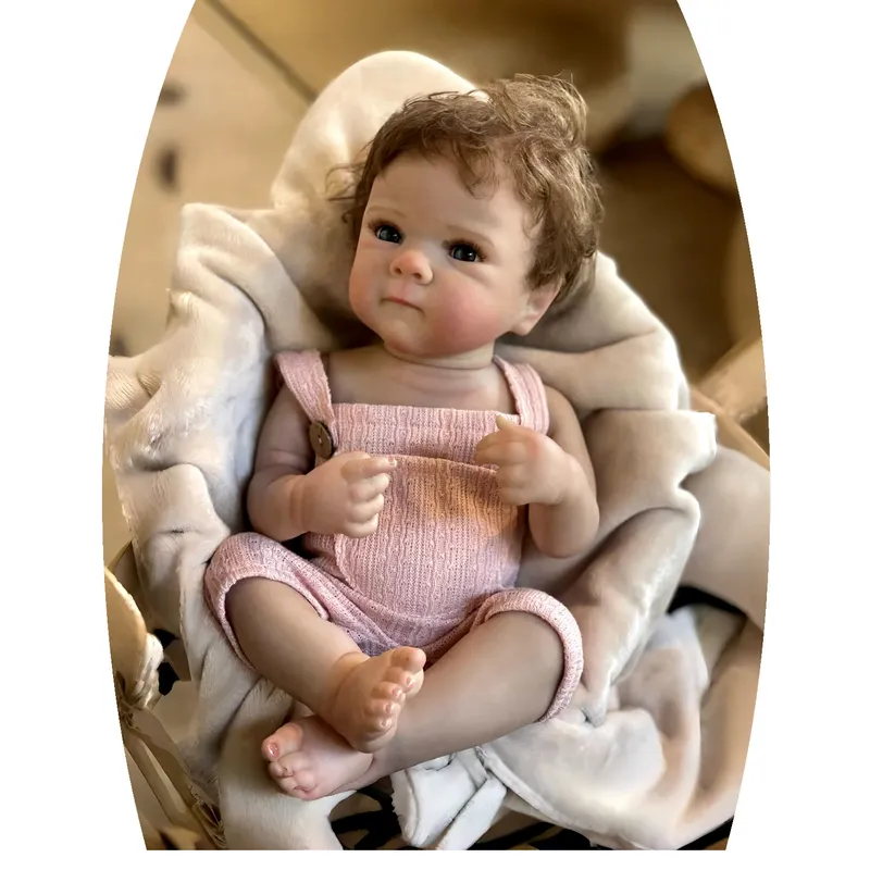 GENERICO - Bebe Reborn Vinilo de Silicona Cuerpo Entero 48 cm