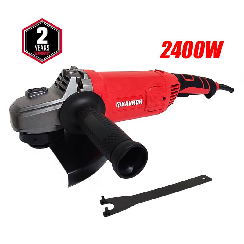 RANKOR - Amoladora Esmeril Angular Industrial 9 Rankor RAG240001 2400W 6500rpm