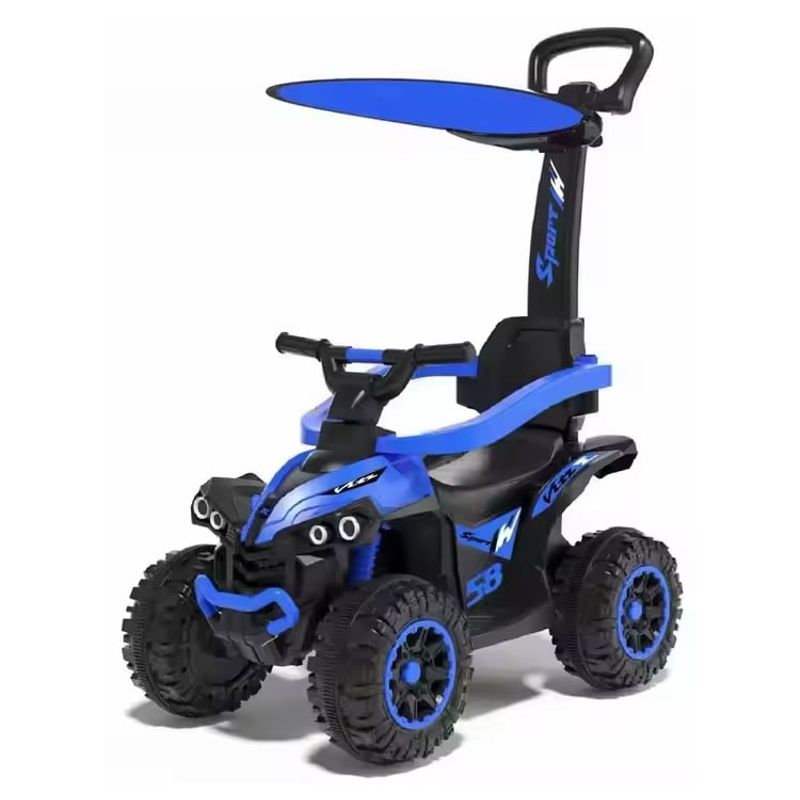 GENERICO - Buggy Electrico Carrito Niños Musical y con Luces Led Azul