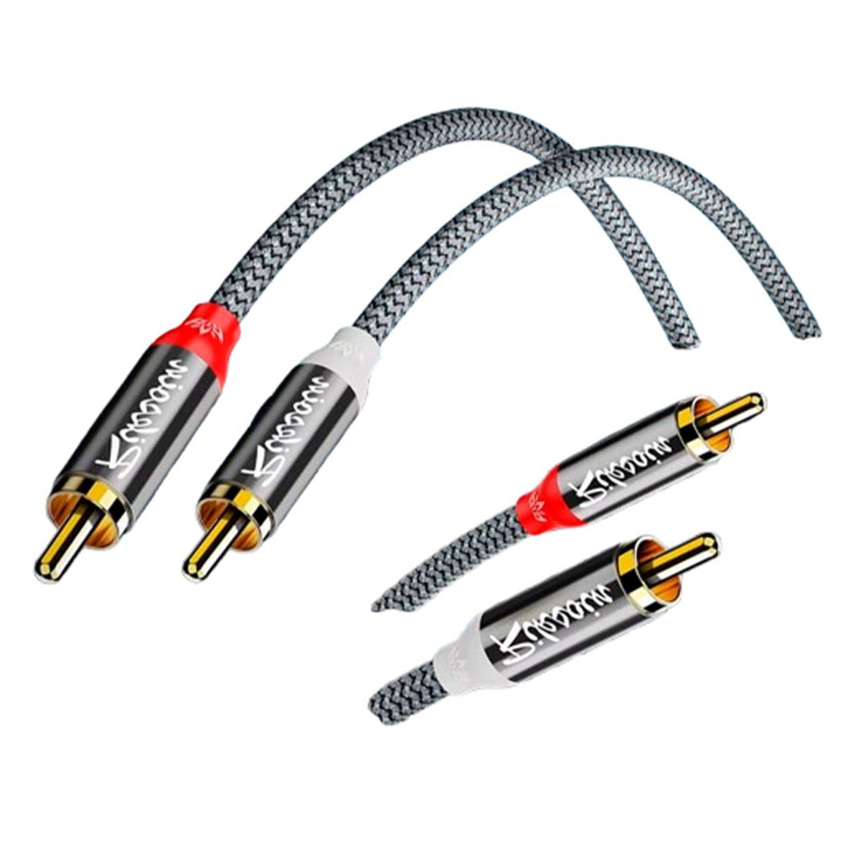 VENTION - Audio 5m Stereo 2-Rca PREMIUM Cable Dvd Speaker Tv DJ