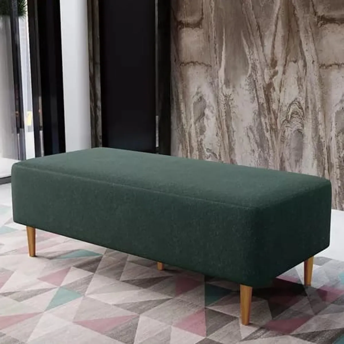 ARTSOFA - Banqueta Bali verde militar marino