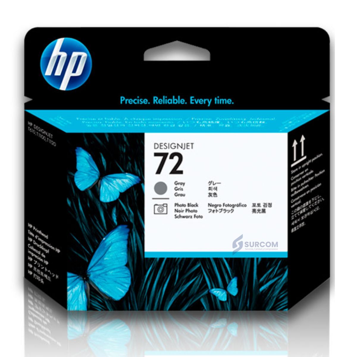 HP - Cabezal HP 72 Gray/Photo Black Original (C9384A)