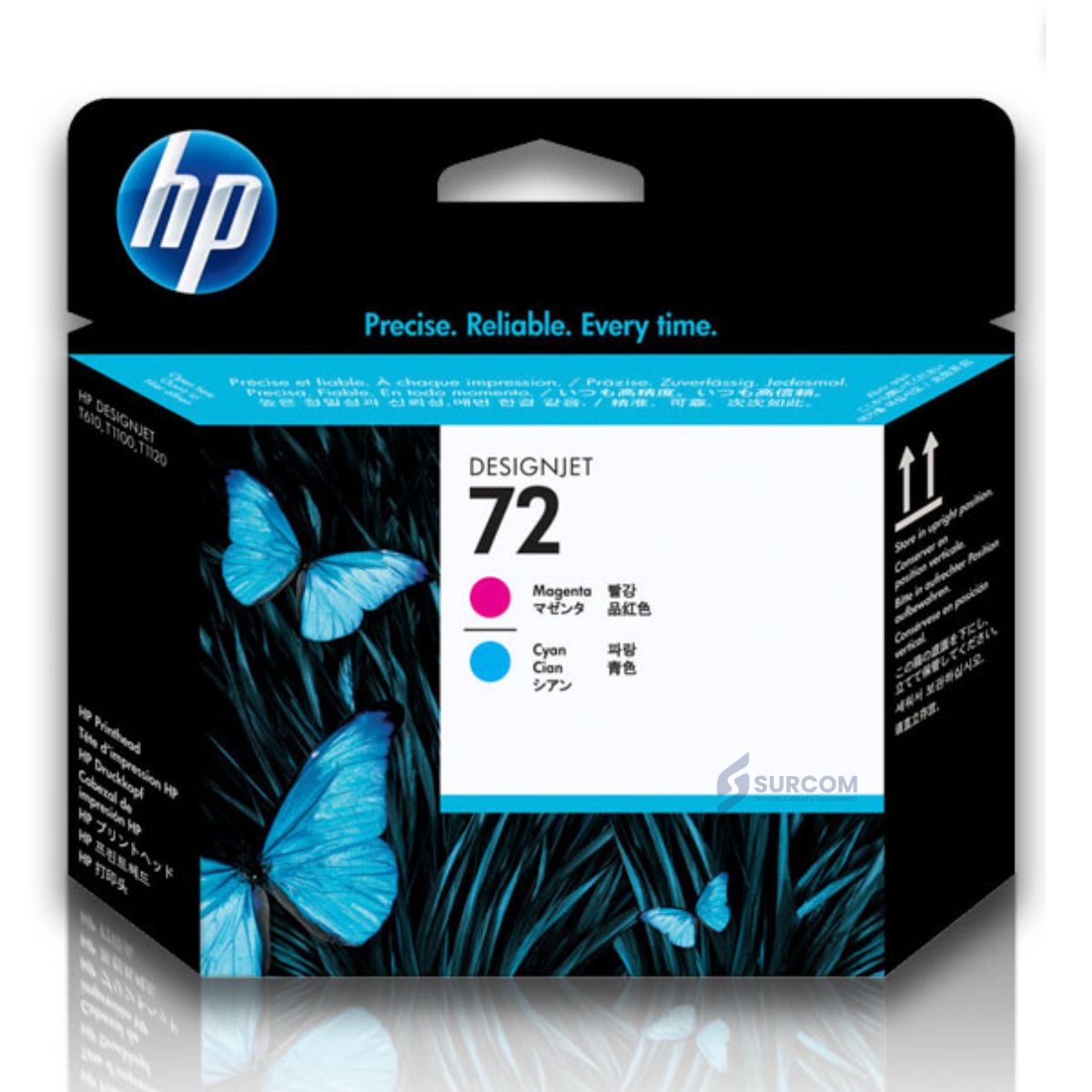 HP - Cabezal HP 72 Magenta/Cyan Original (C9380A)