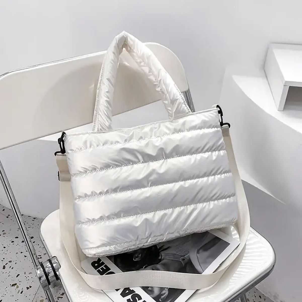 GENERICO - Bolso de tela impermeable colores tornasolados