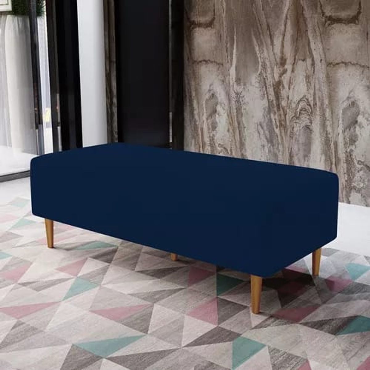 ARTSOFA - Banqueta Bali azul noche