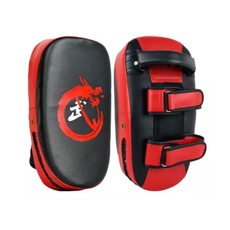 REAL FITNESS PERU - Paw para Patadas de Boxeo Muay Thai COLOR ROJO