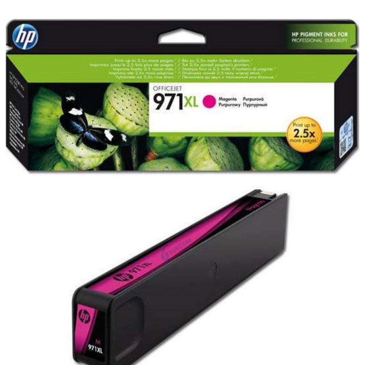 HP - Cartucho de Tinta HP 971XL MAGENTA Original