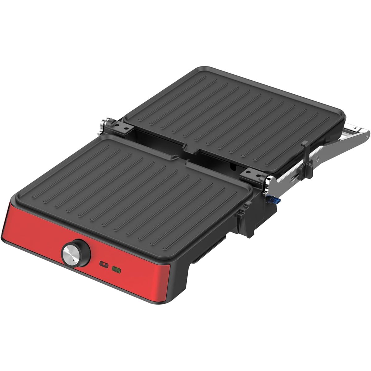 WESTINGHOUSE - Grill plancha eléctrico 2200W Retro WH rojo