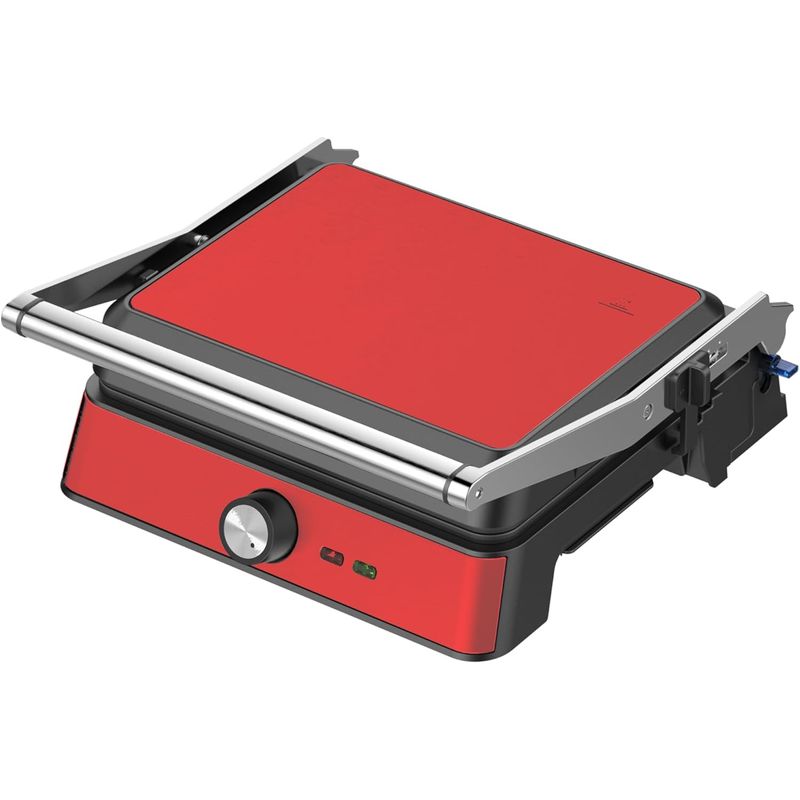 WESTINGHOUSE - Grill plancha eléctrico 2200W Retro WH rojo