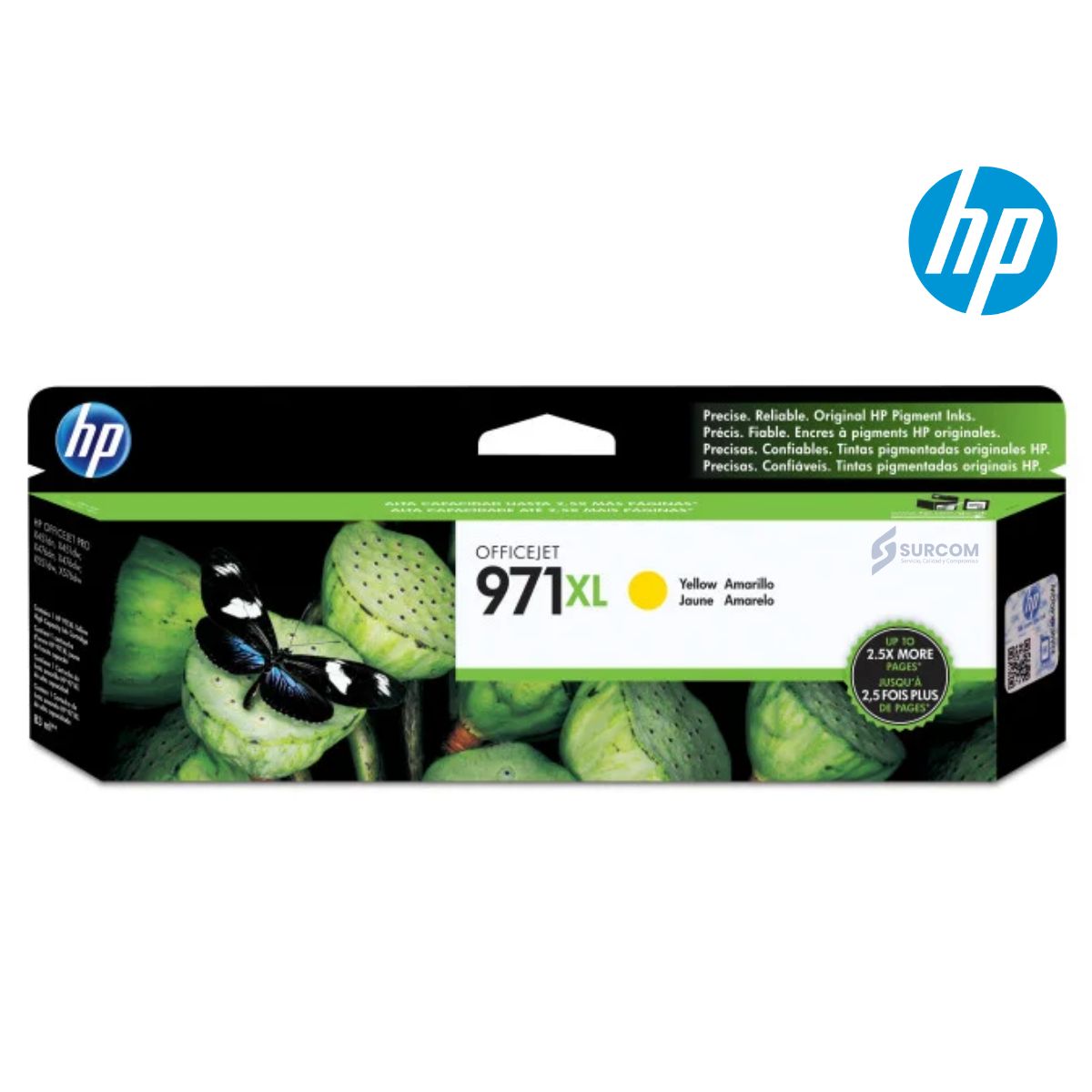 HP - Cartucho de Tinta HP 971XL AMARILLO Original