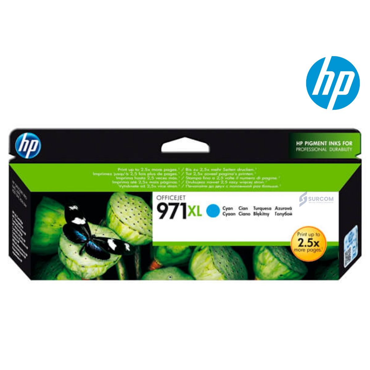 HP - Cartucho de Tinta HP 971XL CIAN Original