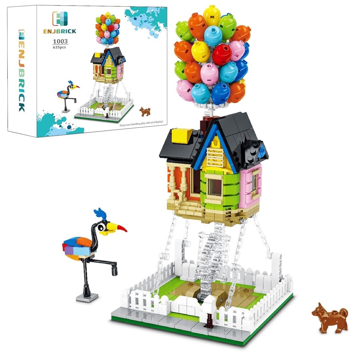 MEGA BLOCKS - Set Bloques Casa Up una Aventura de altura 635 Piezas