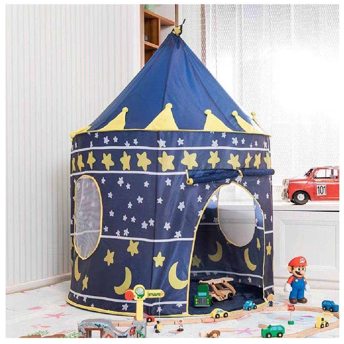 GENERICO - Carpa Castillo Armable para Niños Azul
