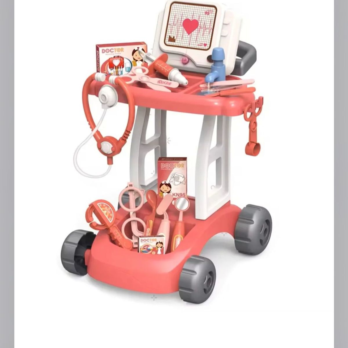 GENERICO - SET DE DOCTOR MUSICAL PARA NIÑAS - ROSADO