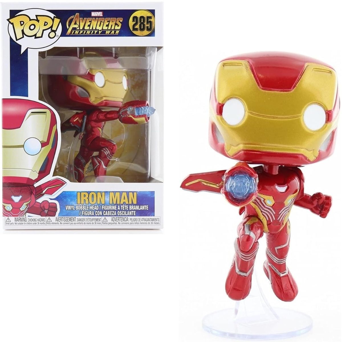 FUNKO - Funko Pop Iron Man - Marvel Avengers Infinity War Vengadores