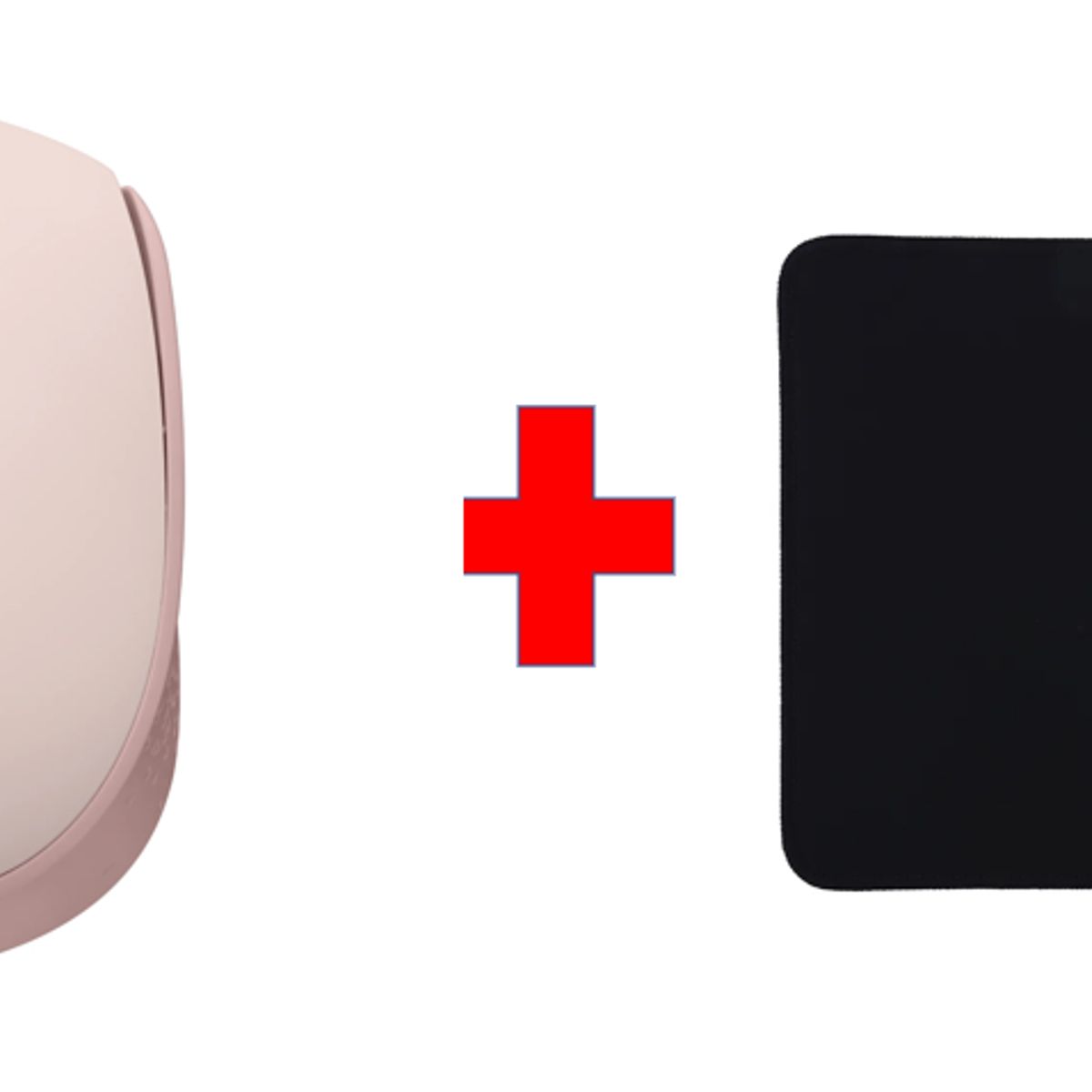 LOGITECH - Mouse Logitech M170 Rosado Inalámbrico + PAD MOUSE