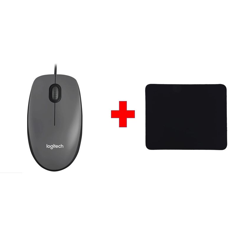 LOGITECH - Mouse Logitech M90 + Pad Mouse Alámbrico