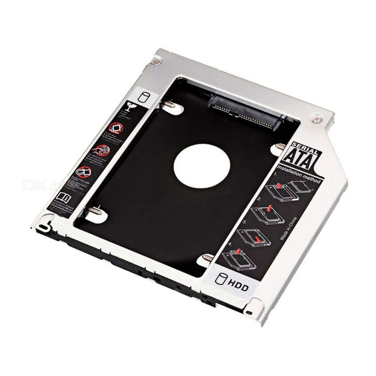 GENERICO - Adaptador Caddy HDD Slim 9.5 mm