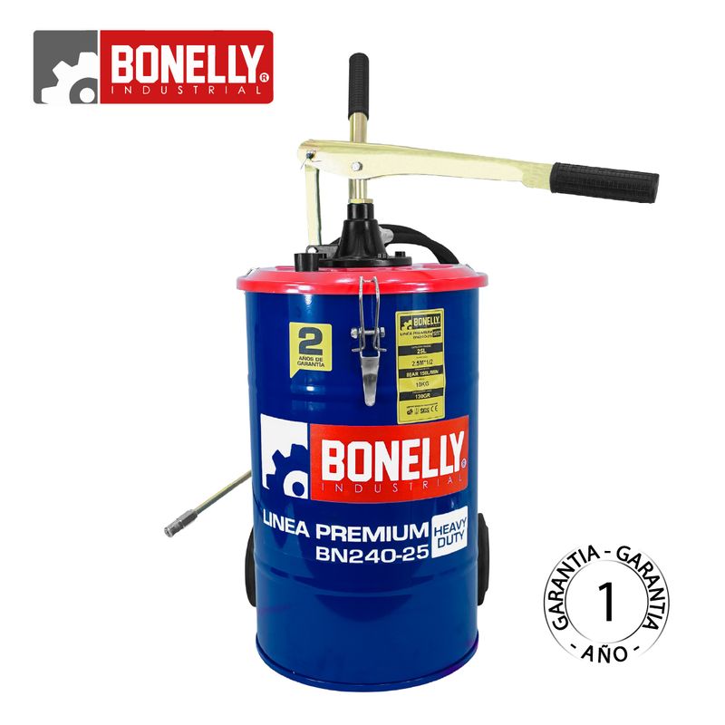 GENERICO - ENGRASADORA MANUAL DE 25 LITROS - BONELLY LINEA PREMIUM