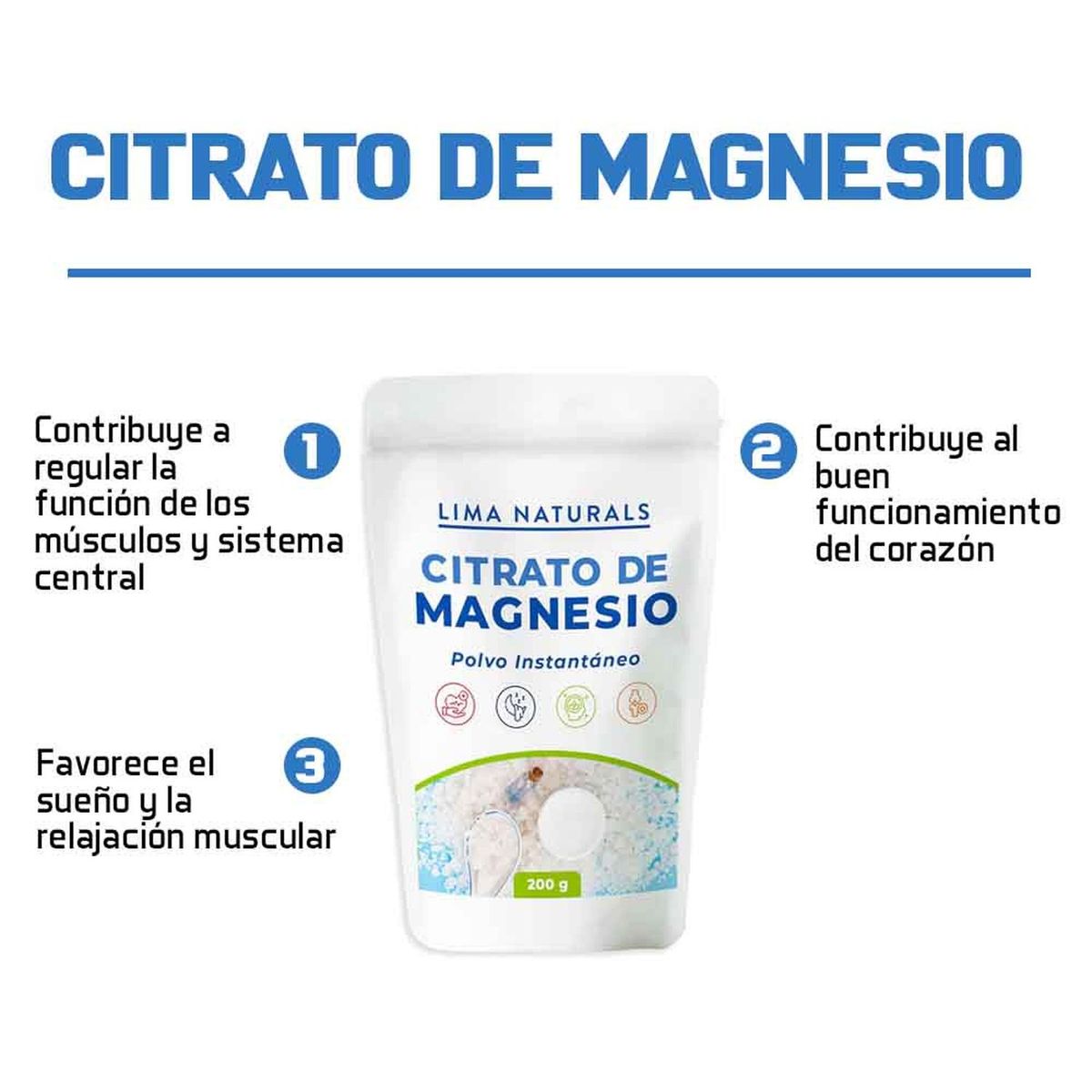 MUJER AGUAJE - Citrato de Magnesio 200 g + Fenogreco Hinojo & Aguaje 100 Cápsulas Mujer Aguaje