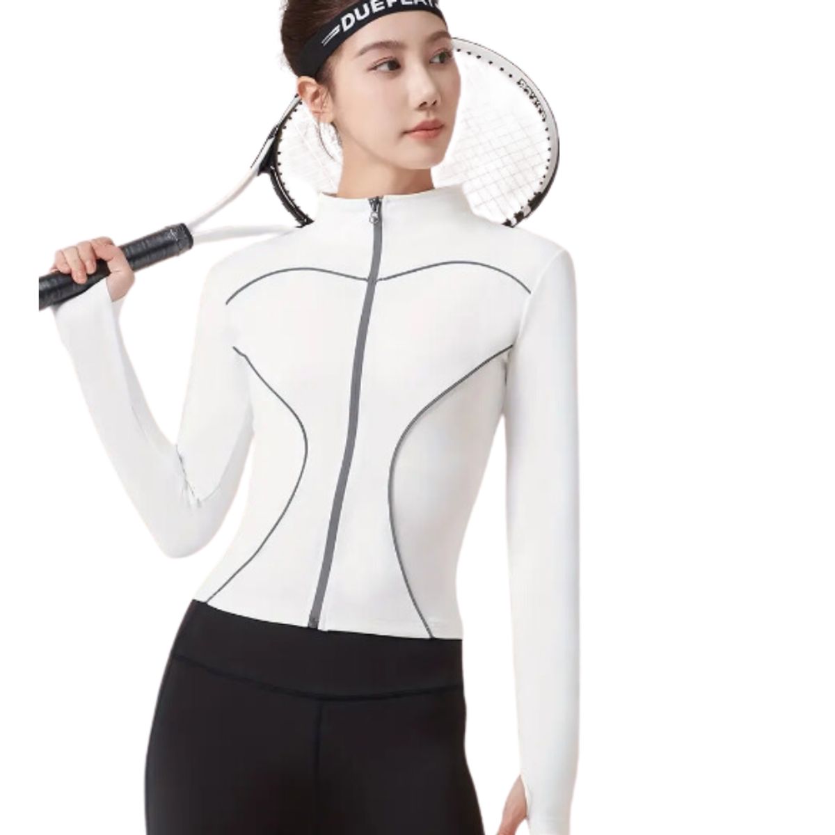 GENERICO - Casacas Deportivos con Reflector - Fit Jacket Corte Princesa