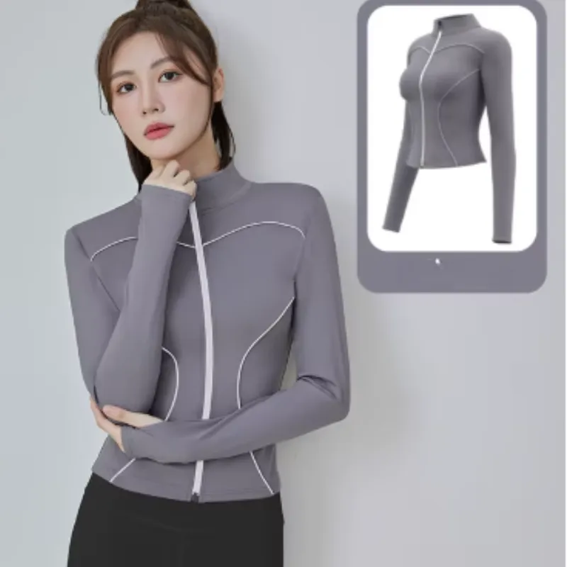 GENERICO - Casacas Deportivos con Reflector - Fit Jacket Corte Princesa