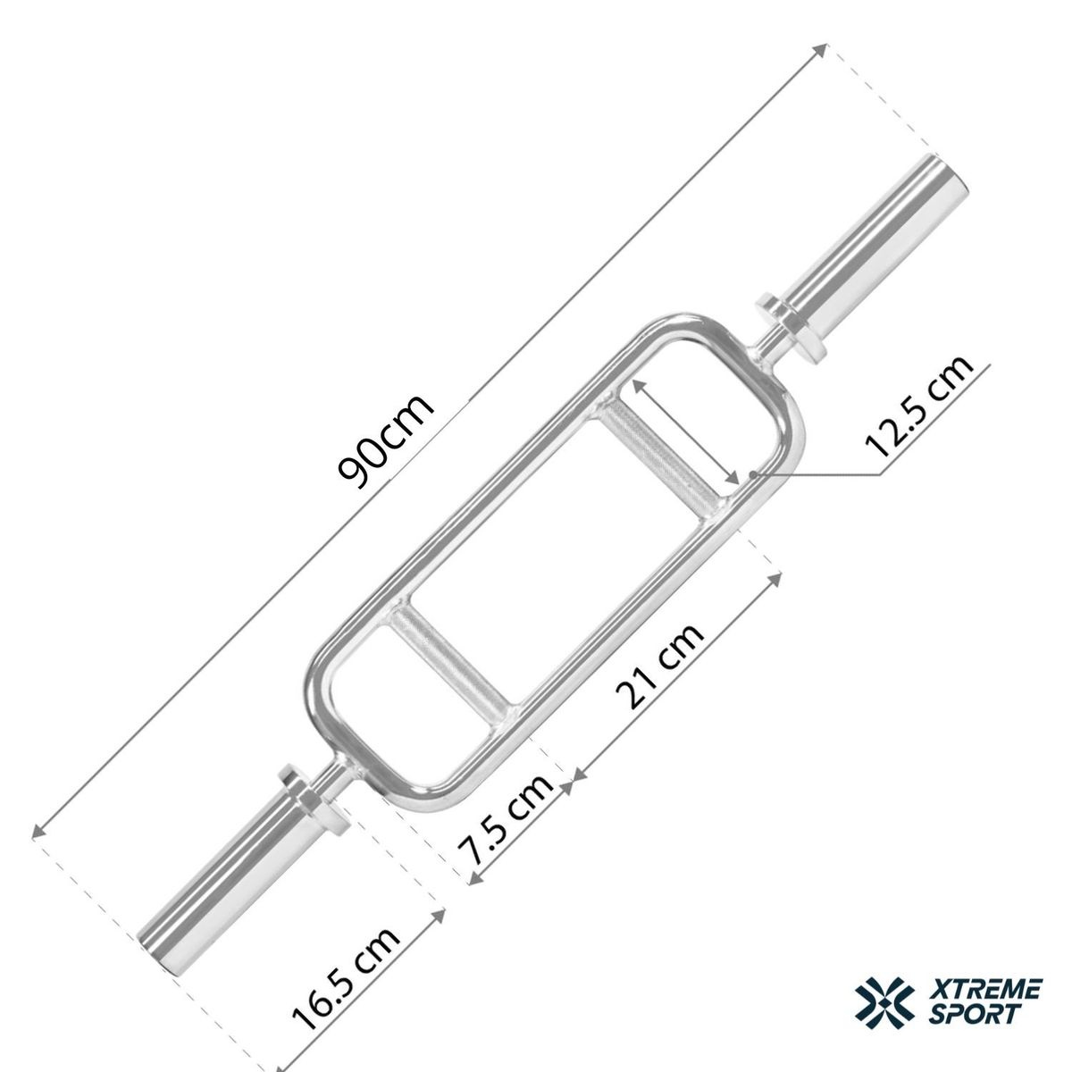 XTREME SPORT - Barra Romana Olimpica para Triceps