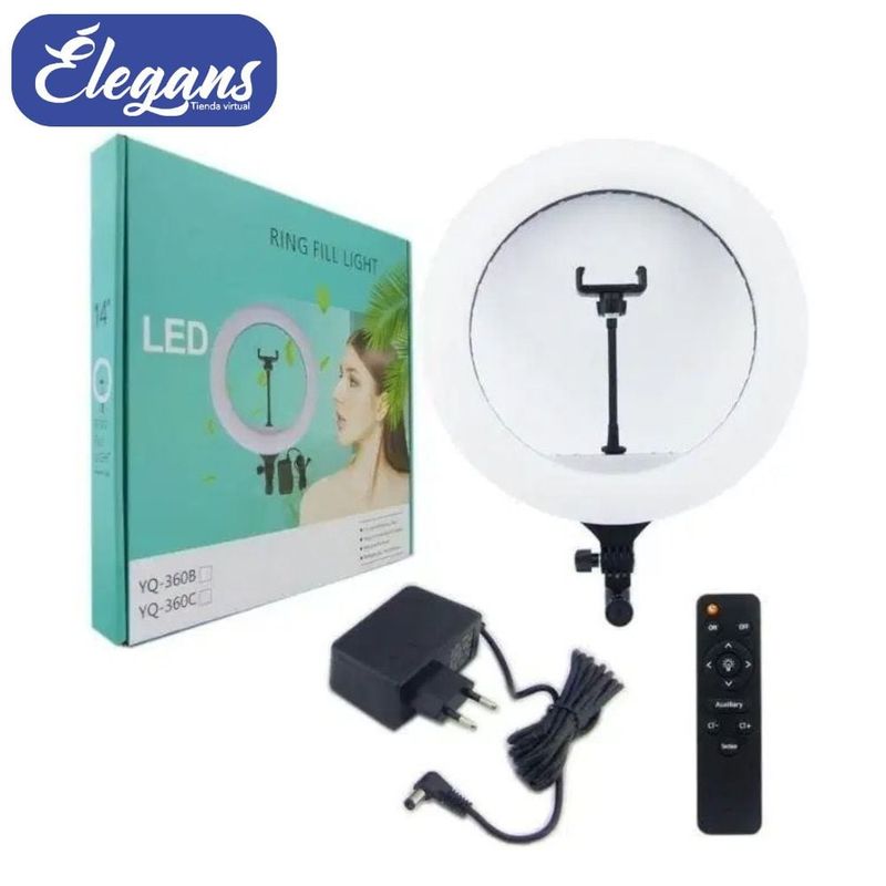 SEISA - Aro led profesional de 37 cm Élegans