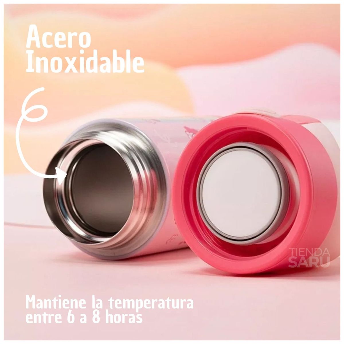GENERICO - Termo Capibara 350 ml - Rosado
