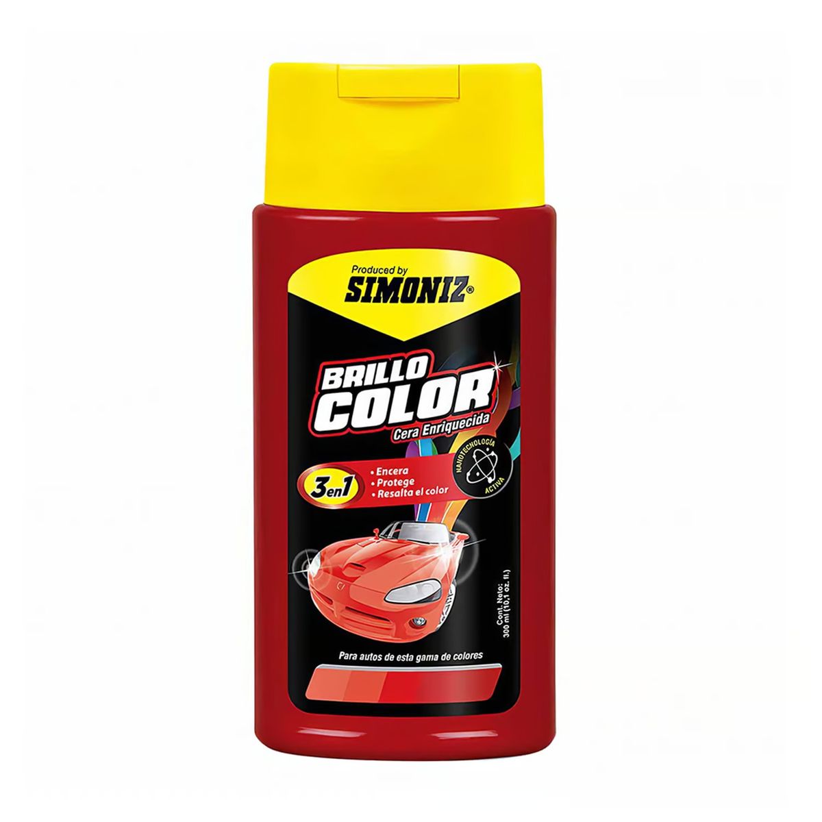 SIMONIZ - Cera Simoniz Liquida 500ml 3en 1 Rojo