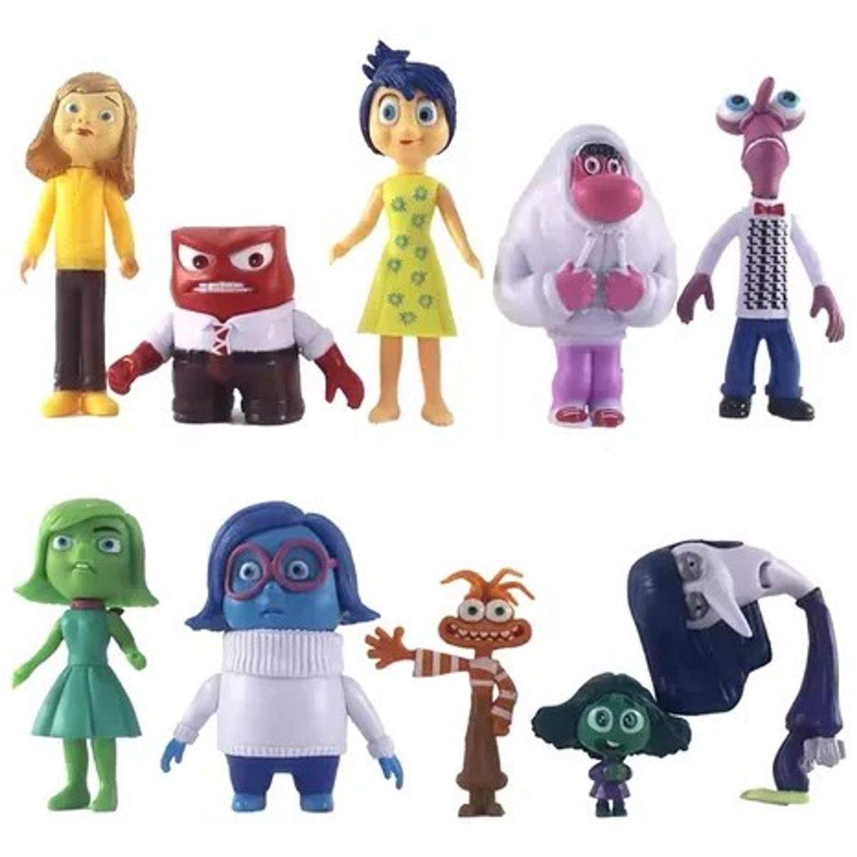 DISNEY PIXAR - SET DE 10 FIGURAS COLECCIONABLES INTENSAMENTE 2