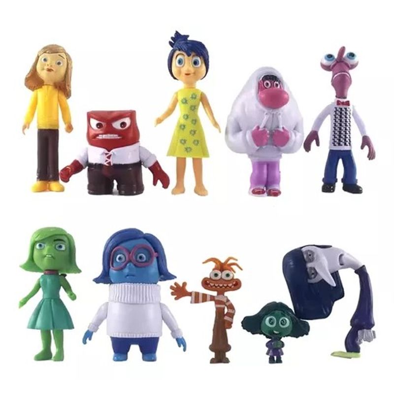 DISNEY PIXAR - SET DE 10 FIGURAS COLECCIONABLES INTENSAMENTE 2