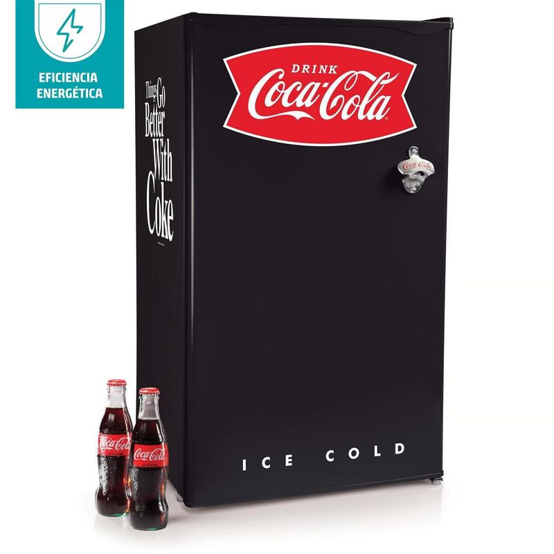 NOSTALGIA - Frigobar Nostalgia 90 Lt Coca Cola CRF32BKCK Negro