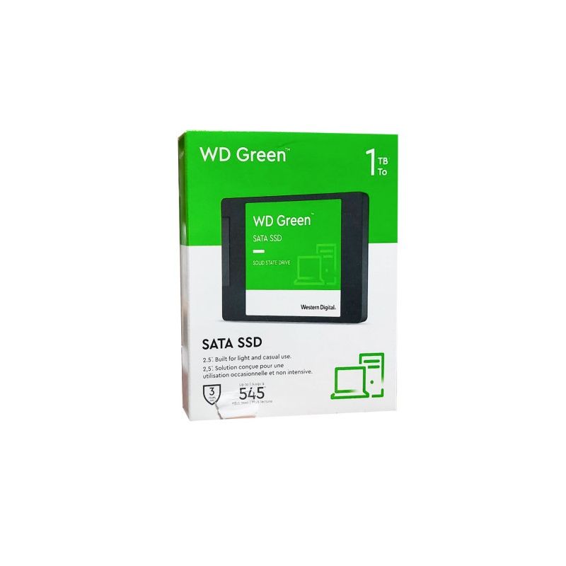 WESTERN DIGITAL - DISCO DURO SOLIDO DE 1TB SATA WESTERN DIGITAL GREEN