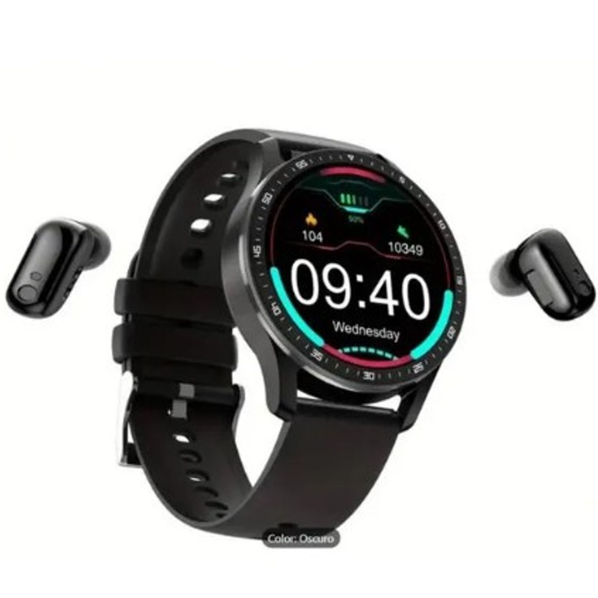 GENERICO - SMARTWATCH DEPORTIVO CON AURICULARES INTEGRADOS