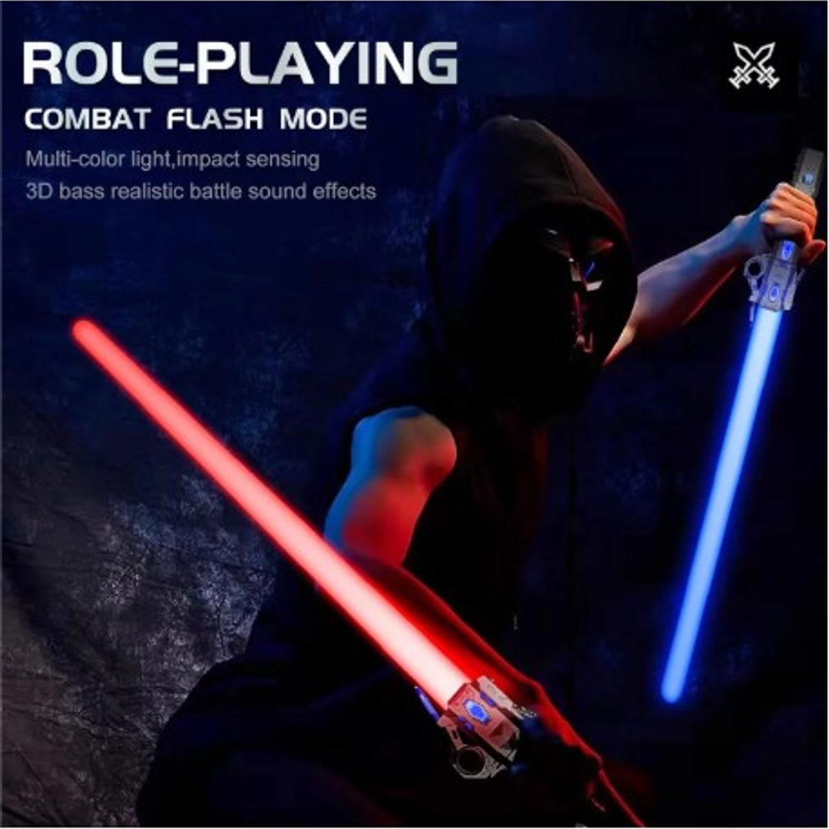 GENERICO - SABLE DE LUZ INTERESTELAR RECARGABLE NEGRO