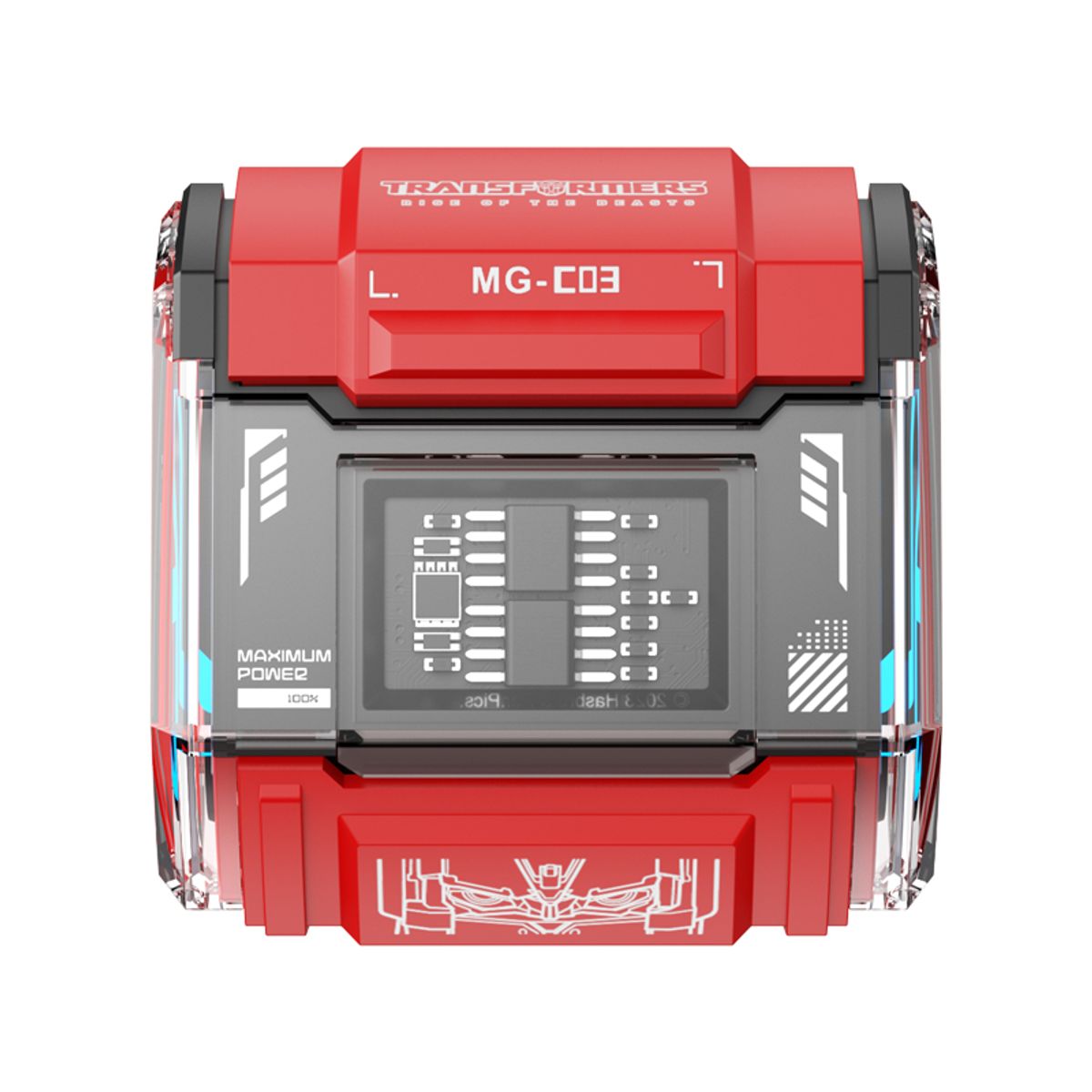 TRANSFORMERS - Audífonos Bluetooth TRANSFORMERS MG-C03 Rojo