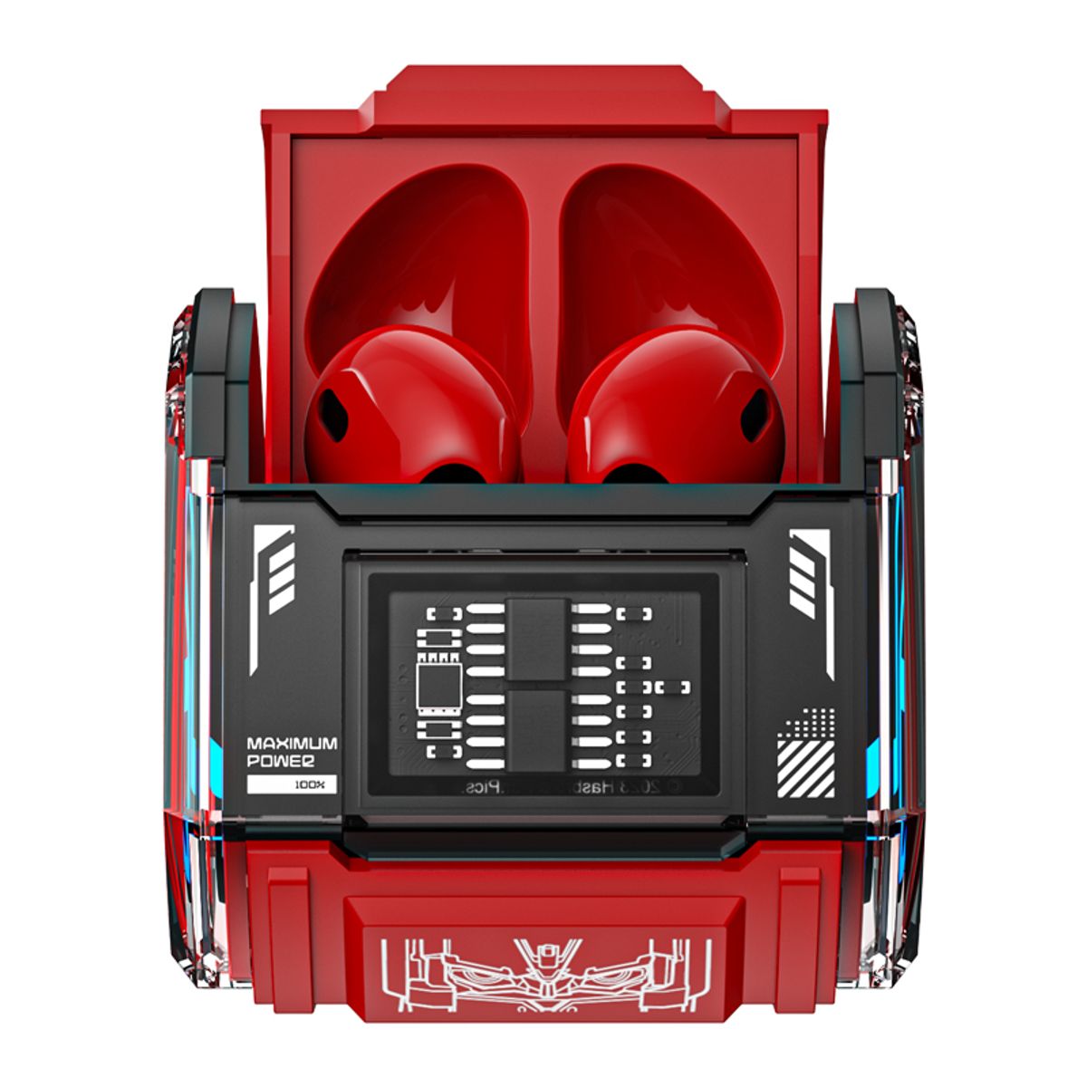 TRANSFORMERS - Audífonos Bluetooth TRANSFORMERS MG-C03 Rojo