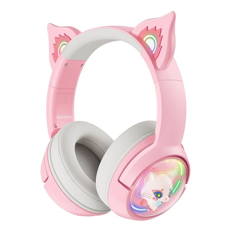 ONIKUMA - Audífonos Bluetooth Onikuma B5 Rosa