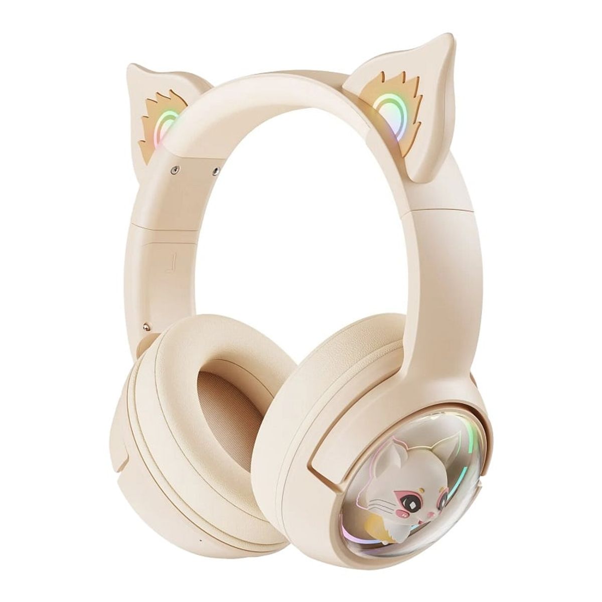 ONIKUMA - Audífonos Bluetooth Onikuma B5 Beige