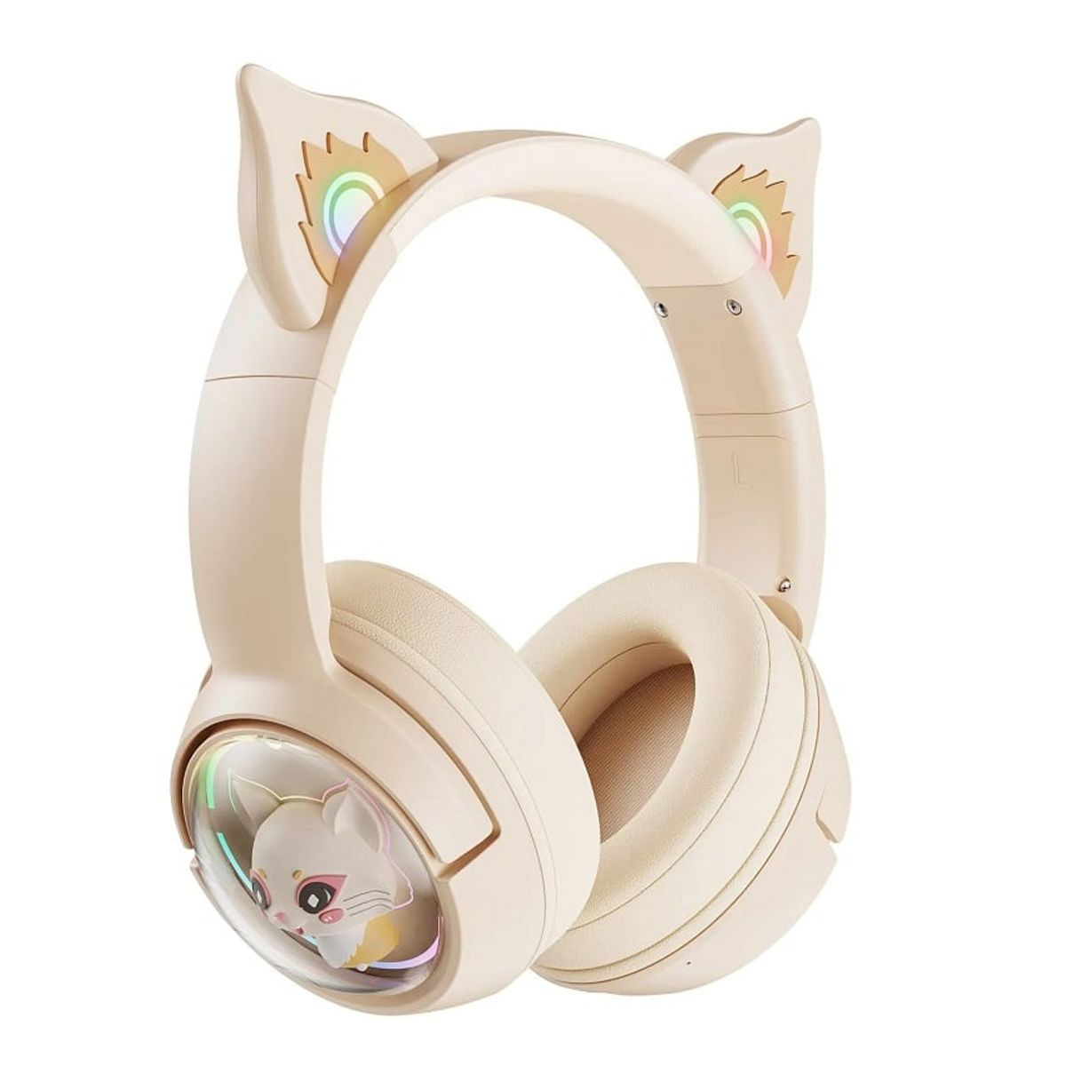 ONIKUMA - Audífonos Bluetooth Onikuma B5 Beige