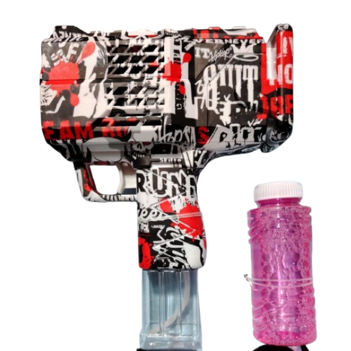 GENERICO - JUGUETE LANZADOR DE BURBUJAS GRAFITTI