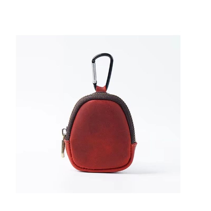 GENERICO - MONEDERO DE CUERO GENUINO PARA COLGAR