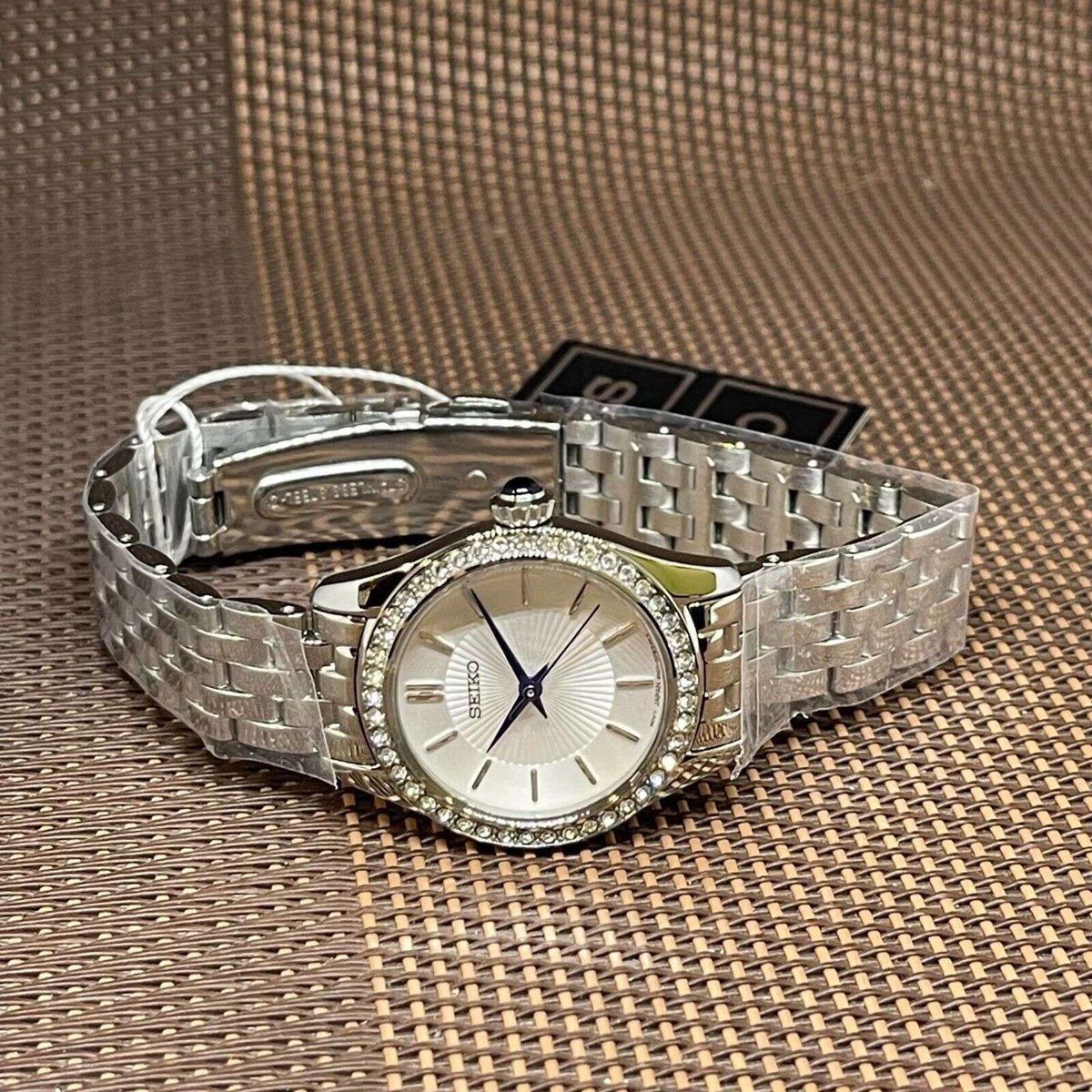 SEIKO - SEIKO Reloj Mujer Coleccion Crystal Acero inox Japones SUr539