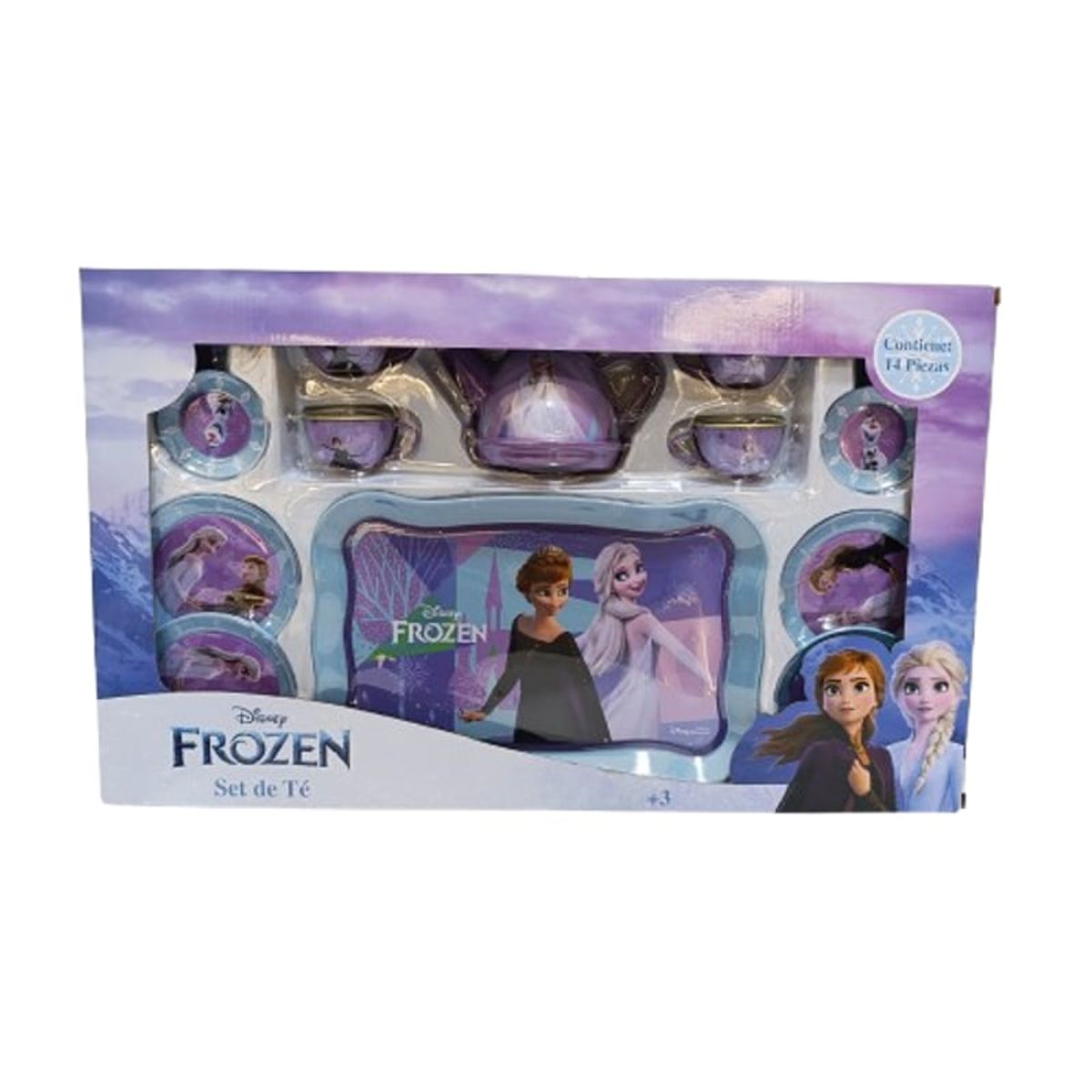 DISNEY - SET DE TÉ FROZEN ANA Y ELSA  – 14 PIEZAS