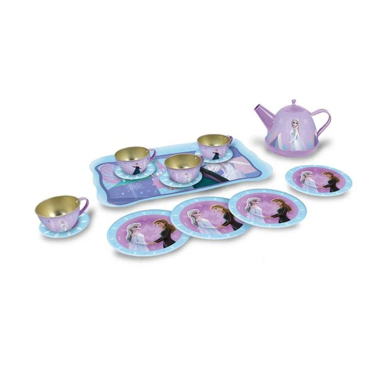 DISNEY - SET DE TÉ FROZEN ANA Y ELSA  – 14 PIEZAS